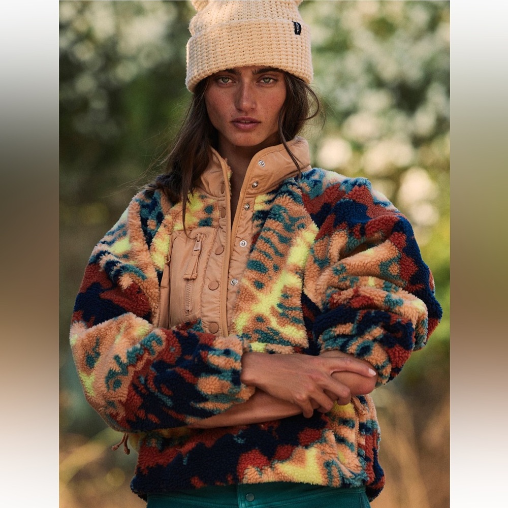 Free People Movement Hit The Slopes Printer Pullover